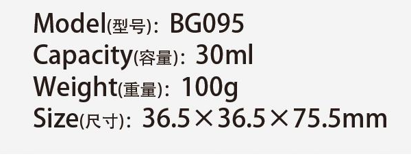 Original catalog specifications for BG095