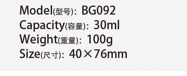 Original catalog specifications for BG092