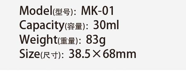 Original catalog specifications for MK-01