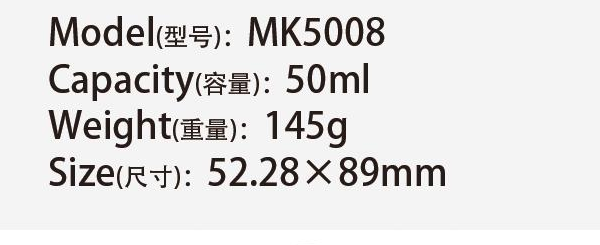 Original catalog specifications for MK5008