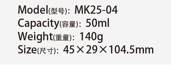 Original catalog specifications for MK25-04