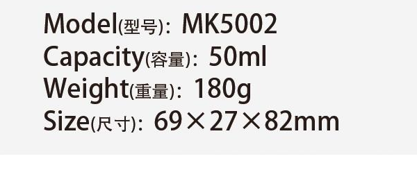 Original catalog specifications for MK5002