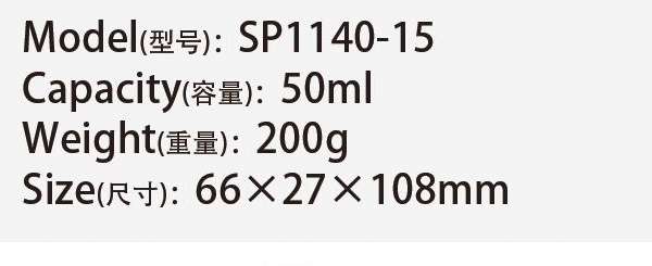 Original catalog specifications for SP1140-15