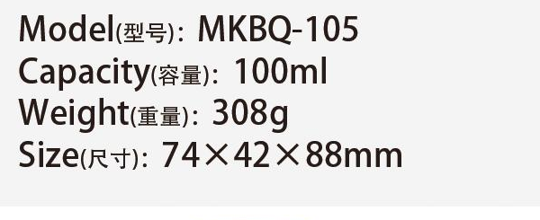 Original catalog specifications for MKBQ-105