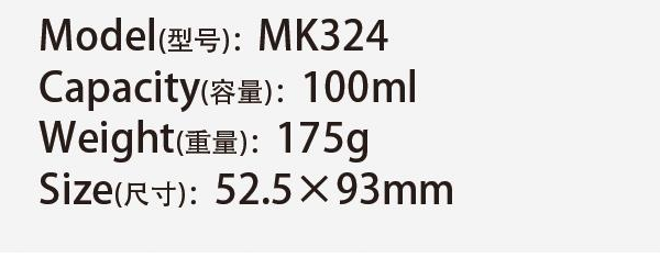 Original catalog specifications for MK324