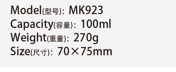 Original catalog specifications for MK923