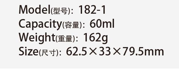 Original catalog specifications for 182-1