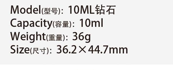Original catalog specifications for 10ML