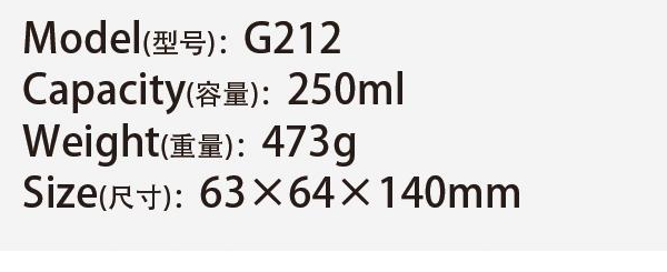 Original catalog specifications for G212