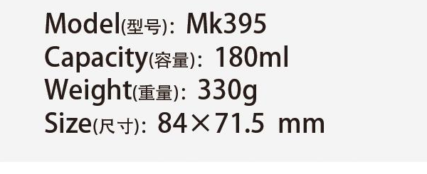 Original catalog specifications for Mk395